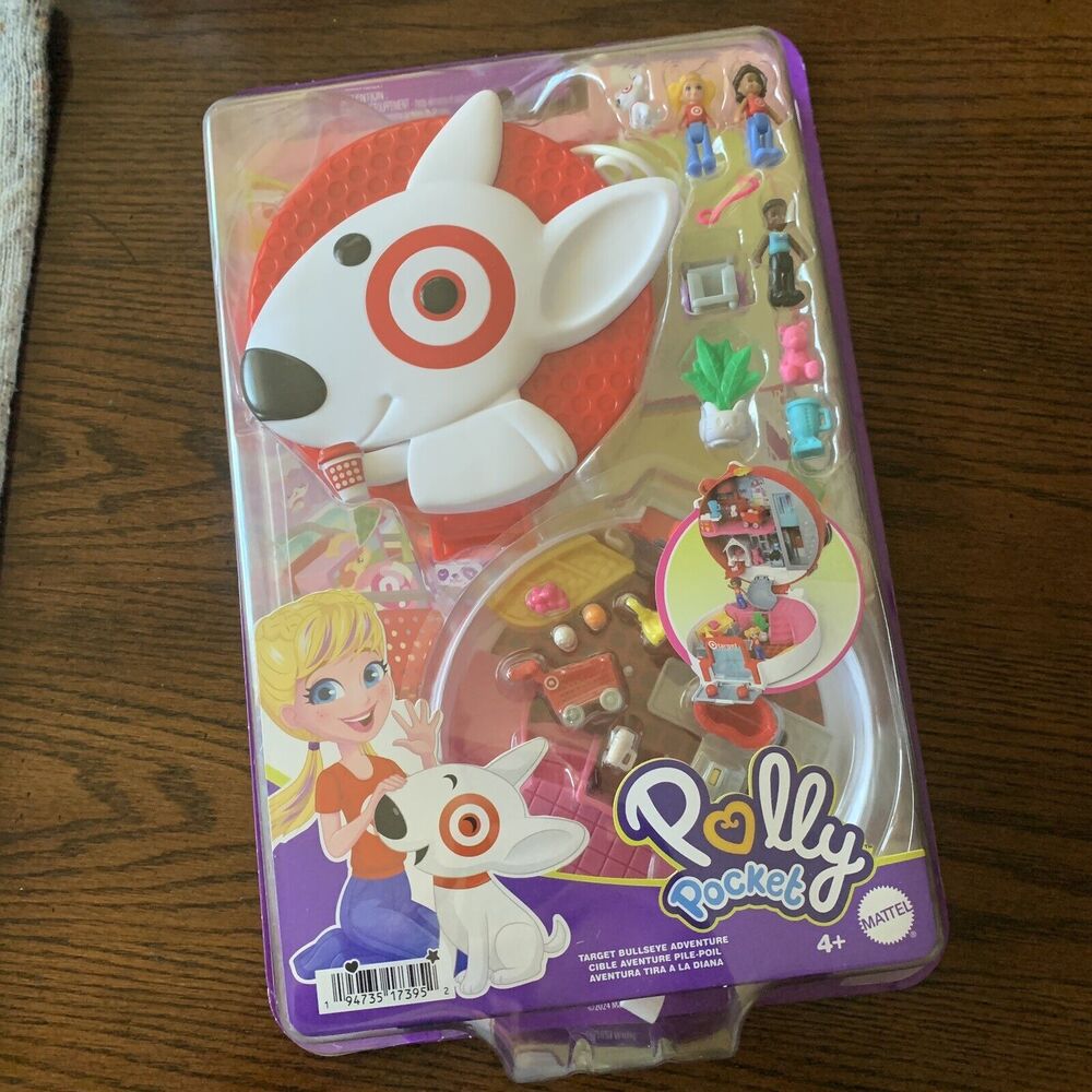 Polly Pocket TARGET BULLSEYE ADVENTURE Exclusive playset NWT Doll Mini Toy